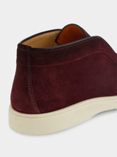 Santoni Almond-Toe Suede Boots