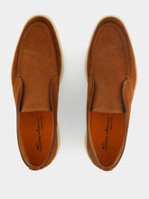 Santoni Desert Slip-On Suede Boots