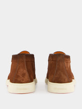 Santoni Brown Desert Calf Boots