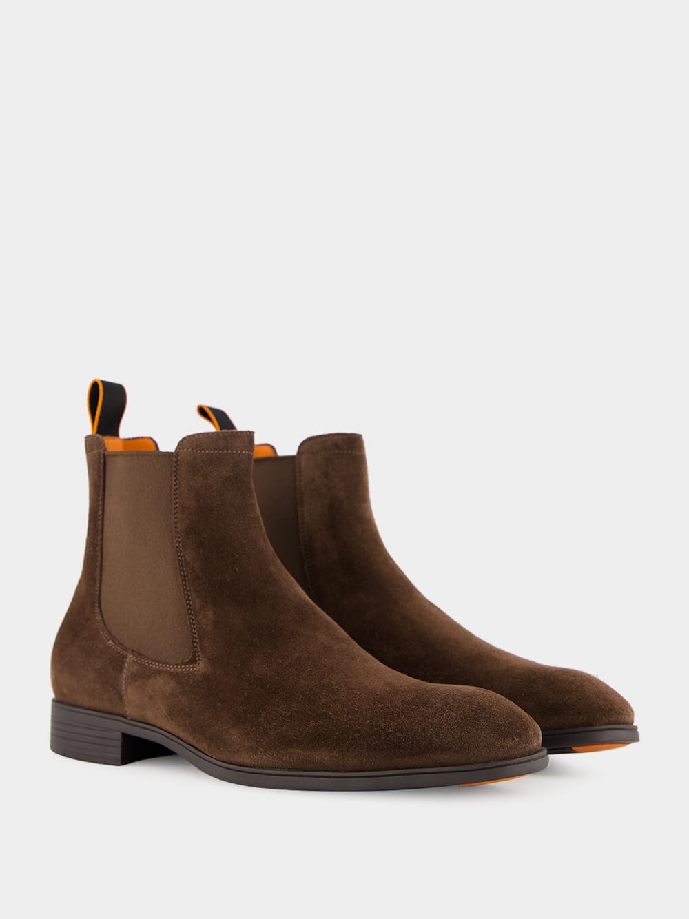 Brown Suede Chelsea Boots