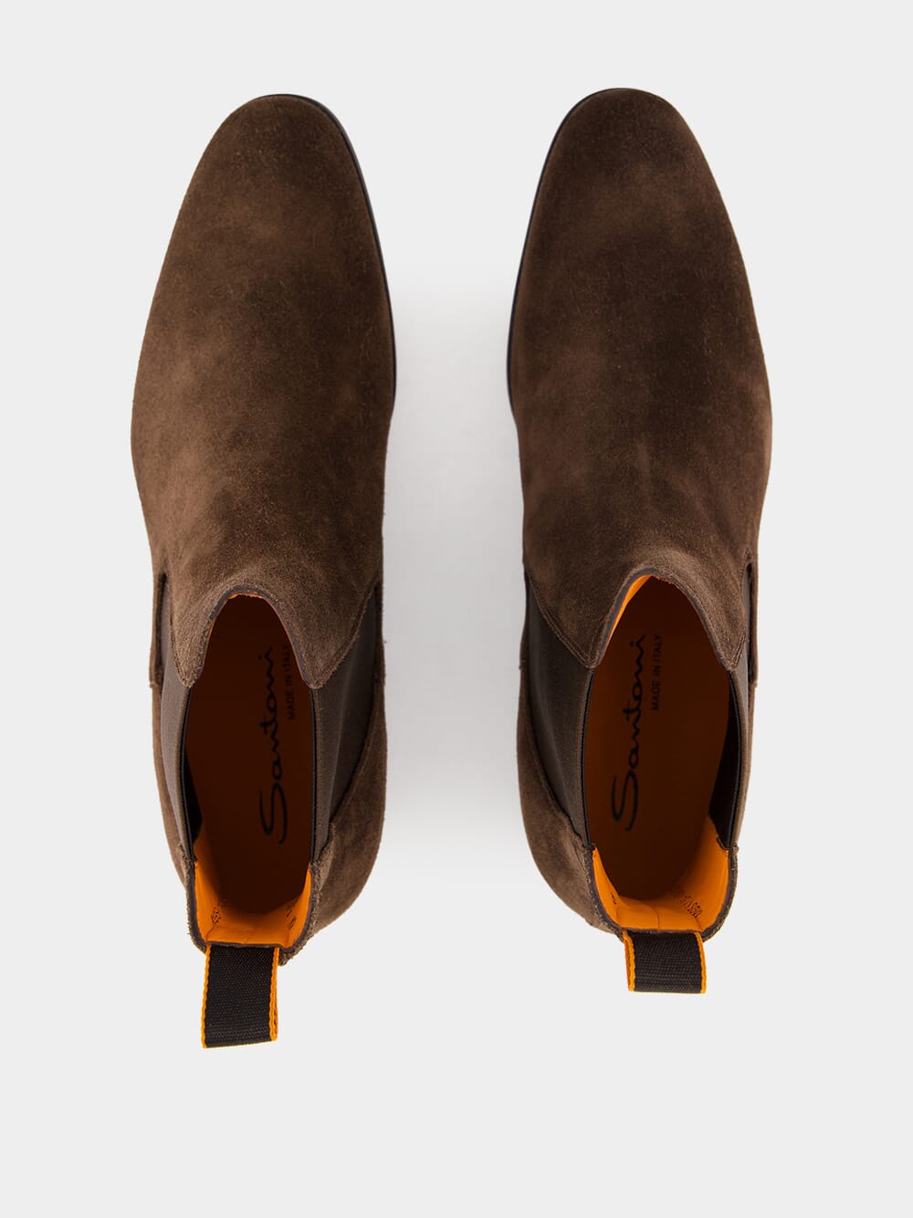 Brown Suede Chelsea Boots