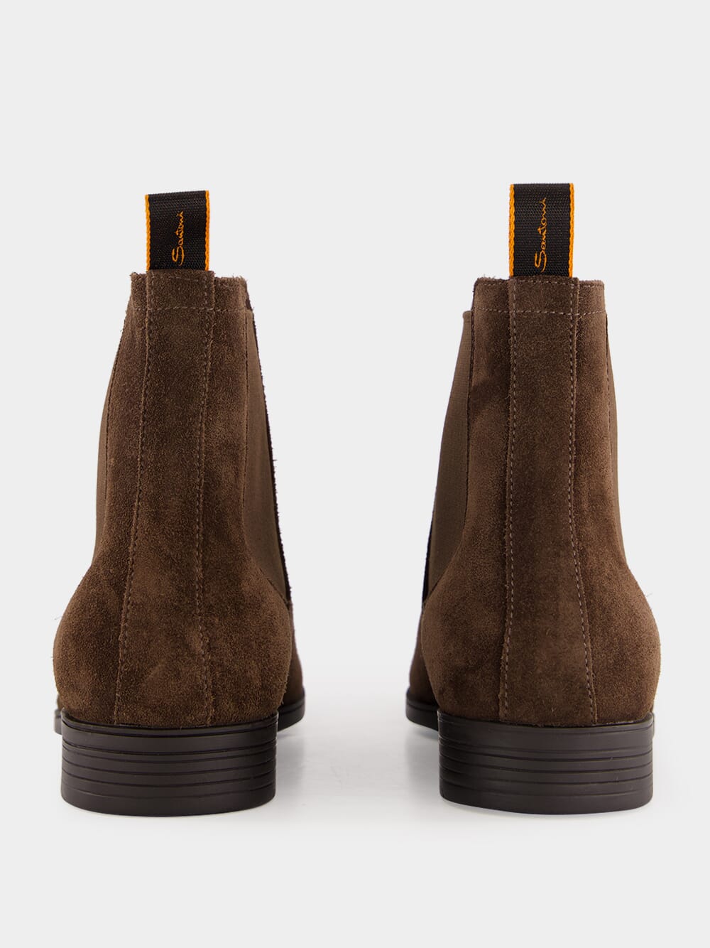 Brown Suede Chelsea Boots