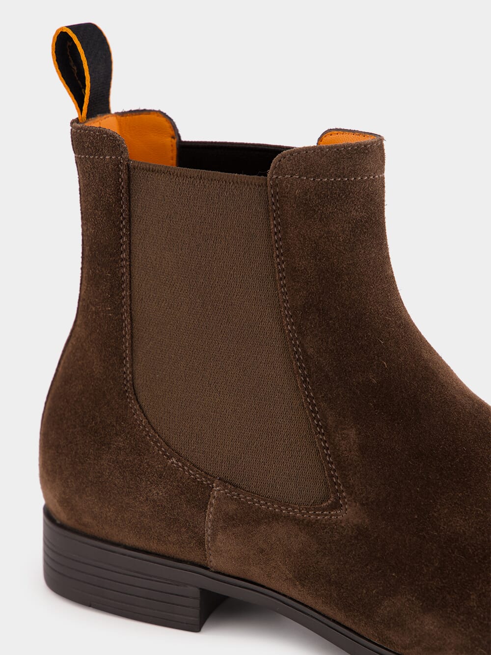 Brown Suede Chelsea Boots