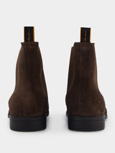 Santoni Brown Suede Chelsea Boots