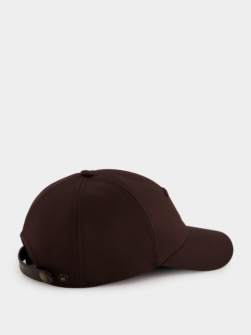 Brown Canvas and Leather Cap