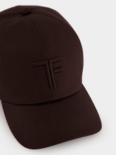 Tom Ford Brown Canvas and Leather Cap