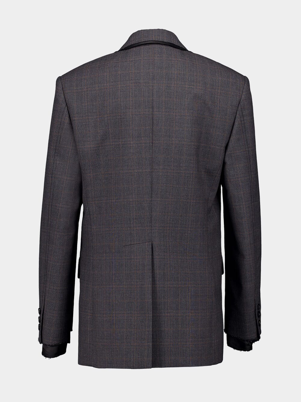 Slate Grey Prince of Wales Checked Jacket