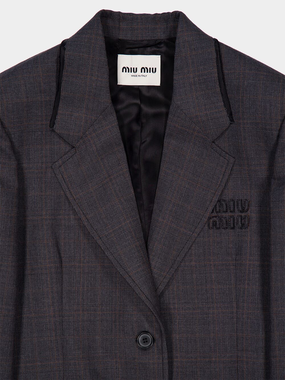 Slate Grey Prince of Wales Checked Jacket