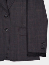 Miu Miu Slate Grey Prince of Wales Checked Jacket