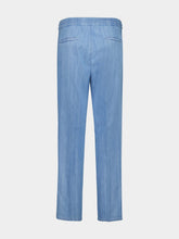 Brunello Cucinelli Light Denim Drawstring Trousers