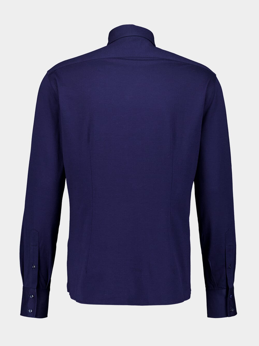 Navy Cotton Piqué Shirt