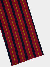 Paula Mira Red Dahlia Knitted Striped Pants