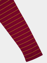 Miu Miu Amaranth Striped Cotton T-Shirt
