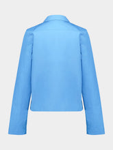 Miu Miu Sapphire Blue Poplin Shirt