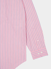 Miu Miu Pink Cotton Shirt with Logo Embroidery