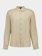 James Perse Light Khaki Classic Linen Shirt