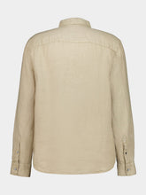 James Perse Light Khaki Classic Linen Shirt
