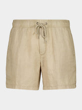James Perse Light Khaki Linen Drawstring Shorts
