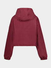 Miu Miu Amaranth Red Technical Fabric Blouson Jacket