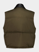 Miu Miu Military Green Recycled Polyester Gilet