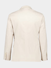 Brunello Cucinelli Beige Cotton and Cashmere Blazer