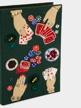 Olympia Le-Tan Green Queen of Cards Book Clutch