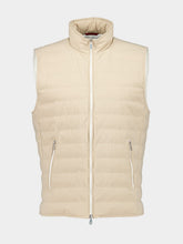 Brunello Cucinelli Beige Lightweight Down Vest