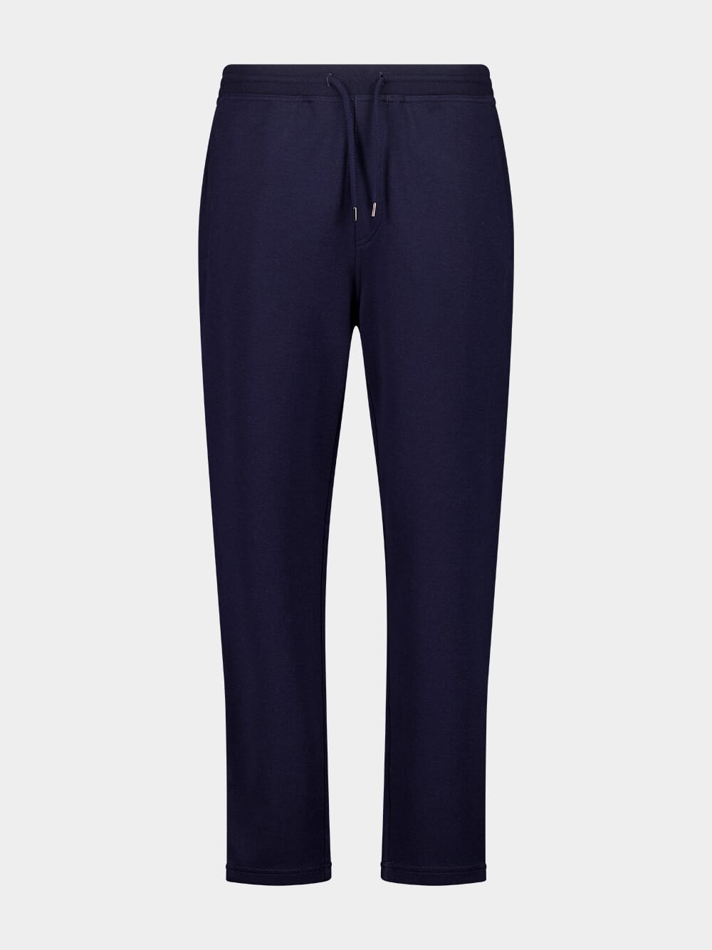 Navy Blue Casual Fit Cotton Pants