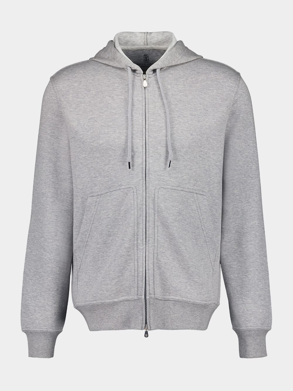 Grey Zip-Up Sweatshirt