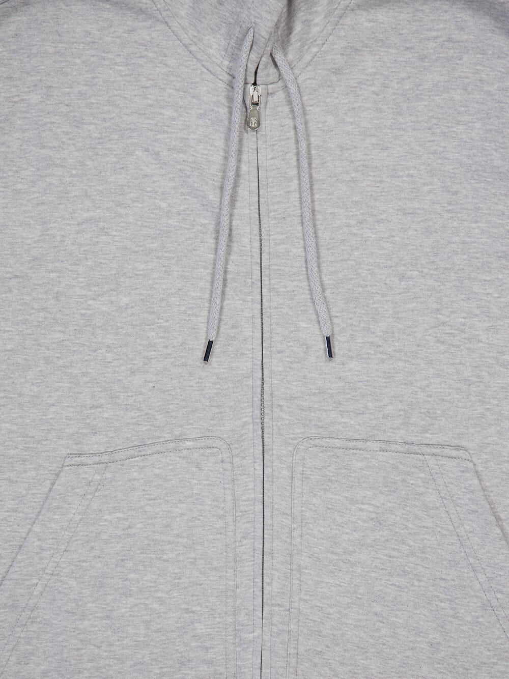 Grey Zip-Up Sweatshirt