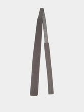 Brunello Cucinelli Grey Silk Knit Tie