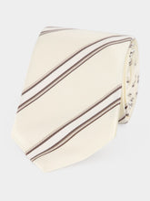 Brunello Cucinelli Panama Regimental Stripe Tie