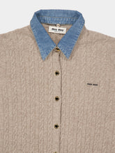 Miu Miu Sabbia Cashmere Silk Cardigan