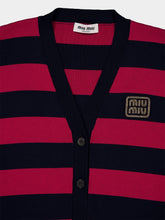 Miu Miu Striped Knit Cardigan