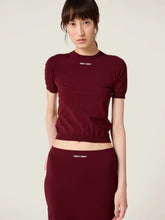 Miu Miu Amaranth Red Viscose Sweater