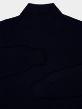 Miu Miu Navy Cashmere Polo Sweater