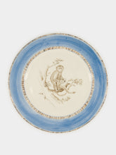Paravicini Monkey Blue Ceramic 01 Dinner Plate