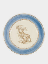 Paravicini Monkey Blue Ceramic 02 Dinner Plate