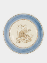 Paravicini Monkey Blue Ceramic 04 Dinner Plate