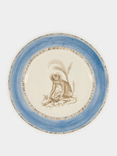 Paravicini Monkey Blue Ceramic 06 Dinner Plate