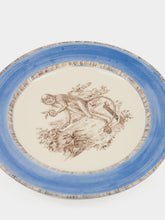 Paravicini Monkey Blue Ceramic 03 Dessert Plate
