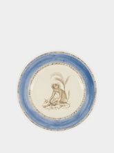 Paravicini Monkey Blue Ceramic 06 Dessert Plate