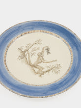Paravicini Monkey Blue Ceramic 10 Dessert Plate