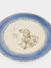 Paravicini Monkey Blue Ceramic 12 Dessert Plate
