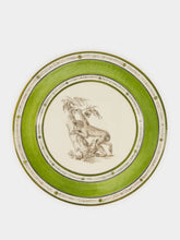 Paravicini Monkey Green Ceramic 02 Dinner Plate