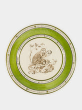 Paravicini Monkey Green Ceramic 04 Dinner Plate