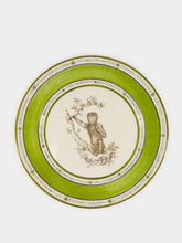 Paravicini Monkey Green Ceramic 07 Dinner Plate