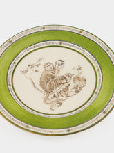 Paravicini Monkey Green Ceramic 04 Dessert Plate