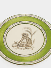 Paravicini Monkey Green Ceramic 06 Dessert Plate