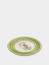 Paravicini Monkey Green Ceramic 07 Dessert Plate